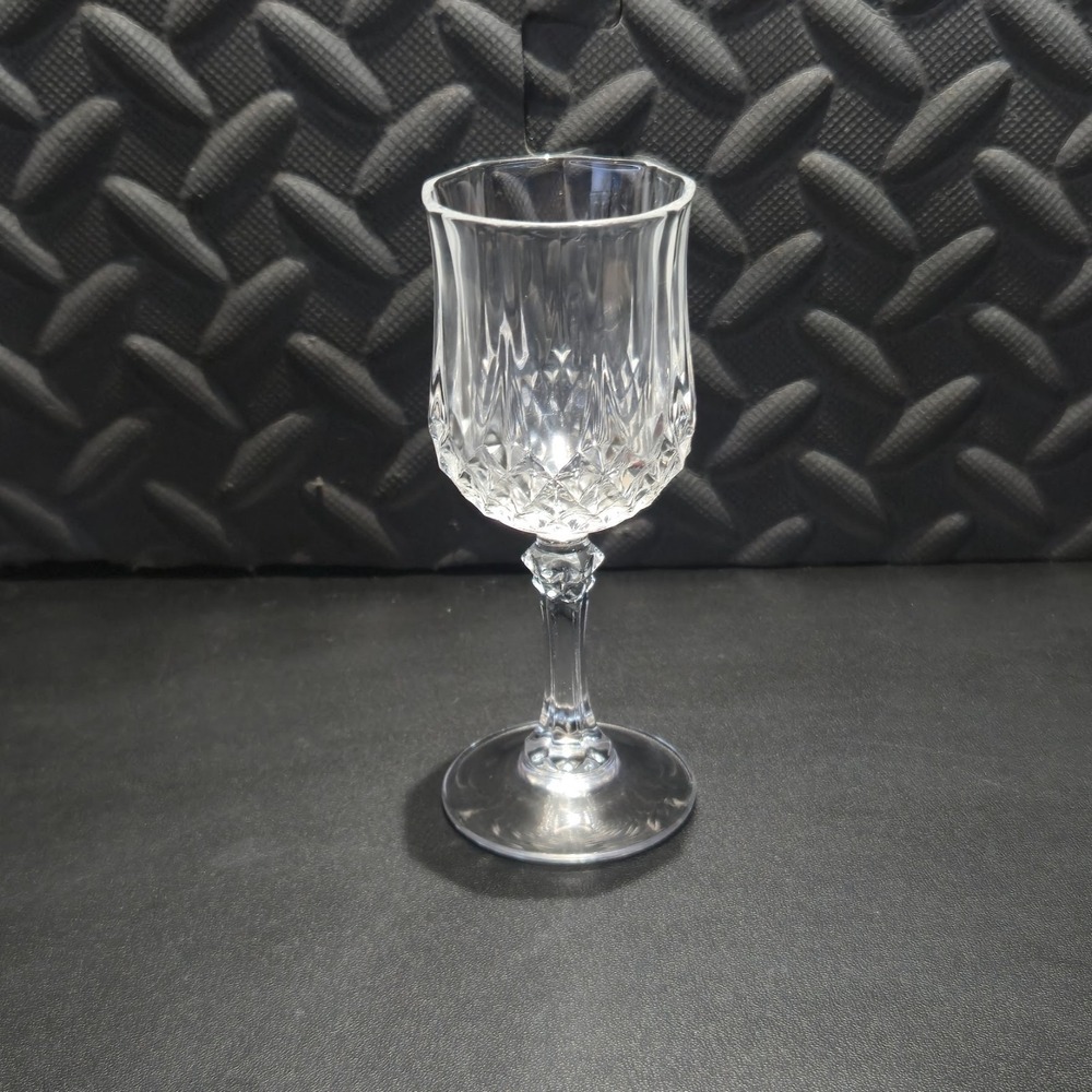 Vintage Crystal Cordial Glass 5' Vertical & Diamond‎ Cut Stemware Replacement